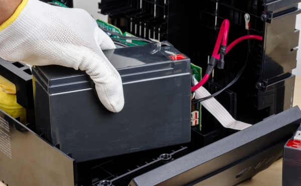 sostituzione batterie UPS